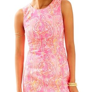 Pink and orange Lilly Pulitzer dress🌺🌸